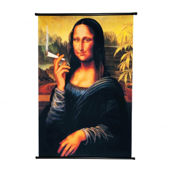 Smoking Mona Lisa Poster