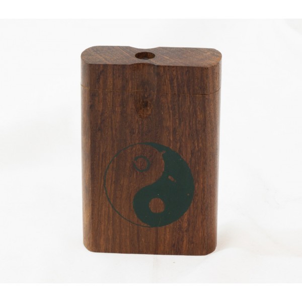 Small Wooden Yin-Yang Dugout