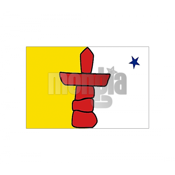 Le drapeau du Canada Nunavut