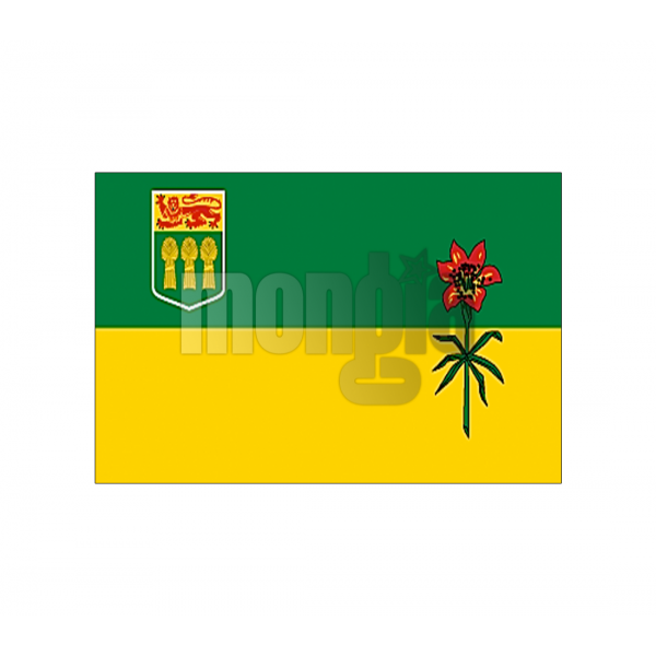 Le drapeau du Canada Saskatchewan