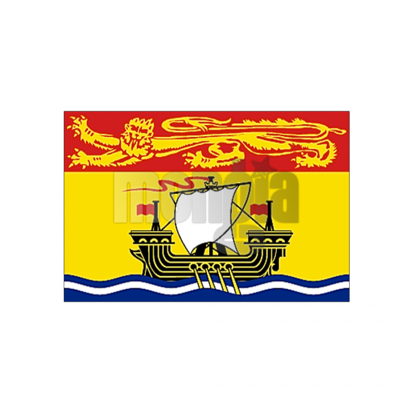 Le drapeau du Canada au Nouveau-Brunswick